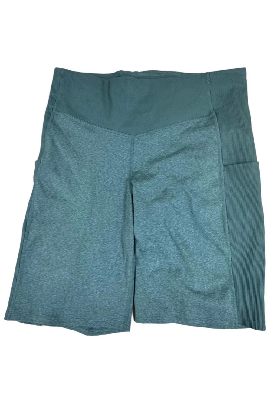 The North Face Women's Dune Sky 9" Tight Shorts Dark Sage Heather - Regular